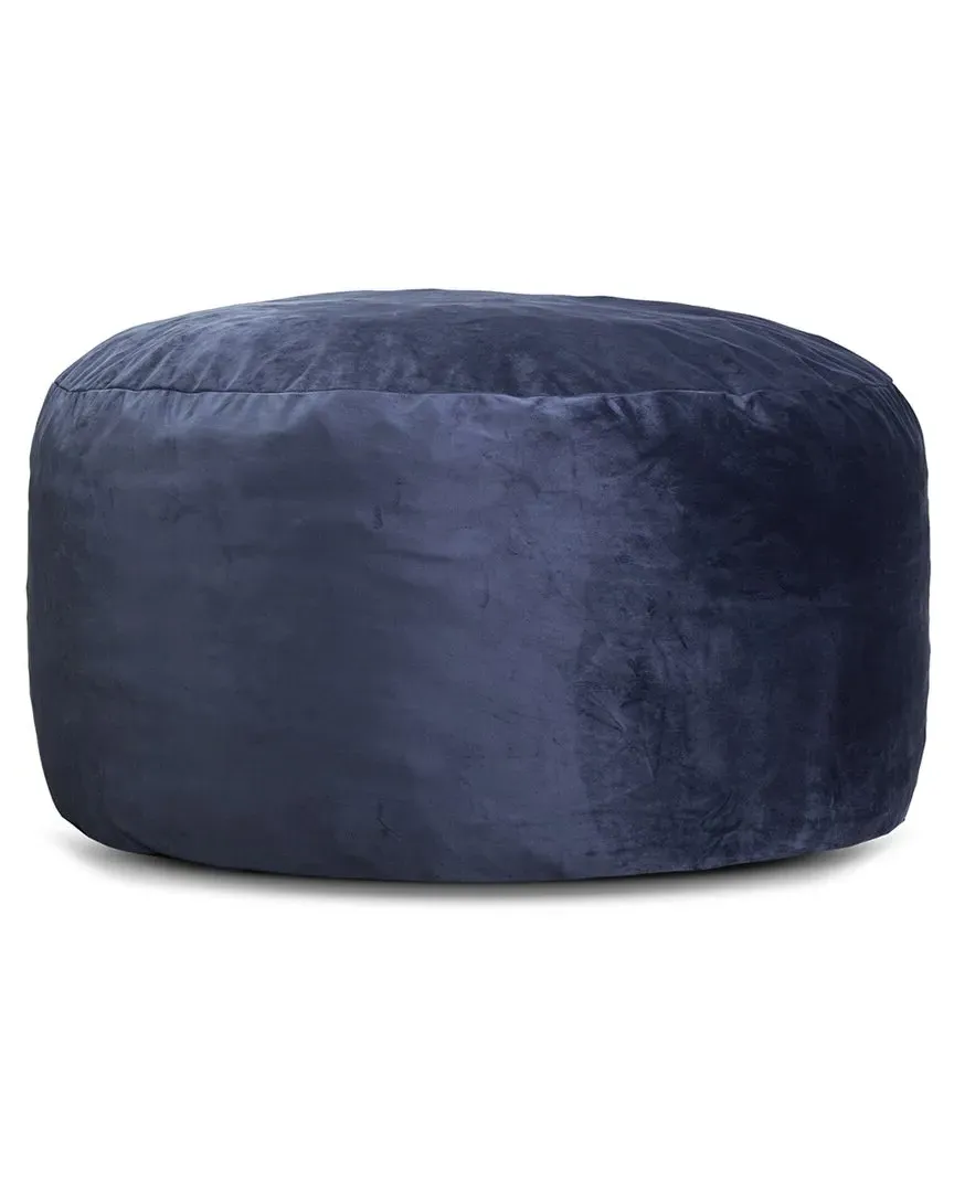 Ava 4Ft Bean Bag Chair - Navy, Velvet