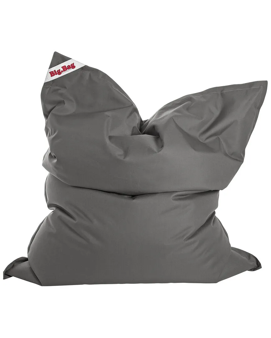 Big Bag Brava Bean Bag Chair - Grey, Polyester