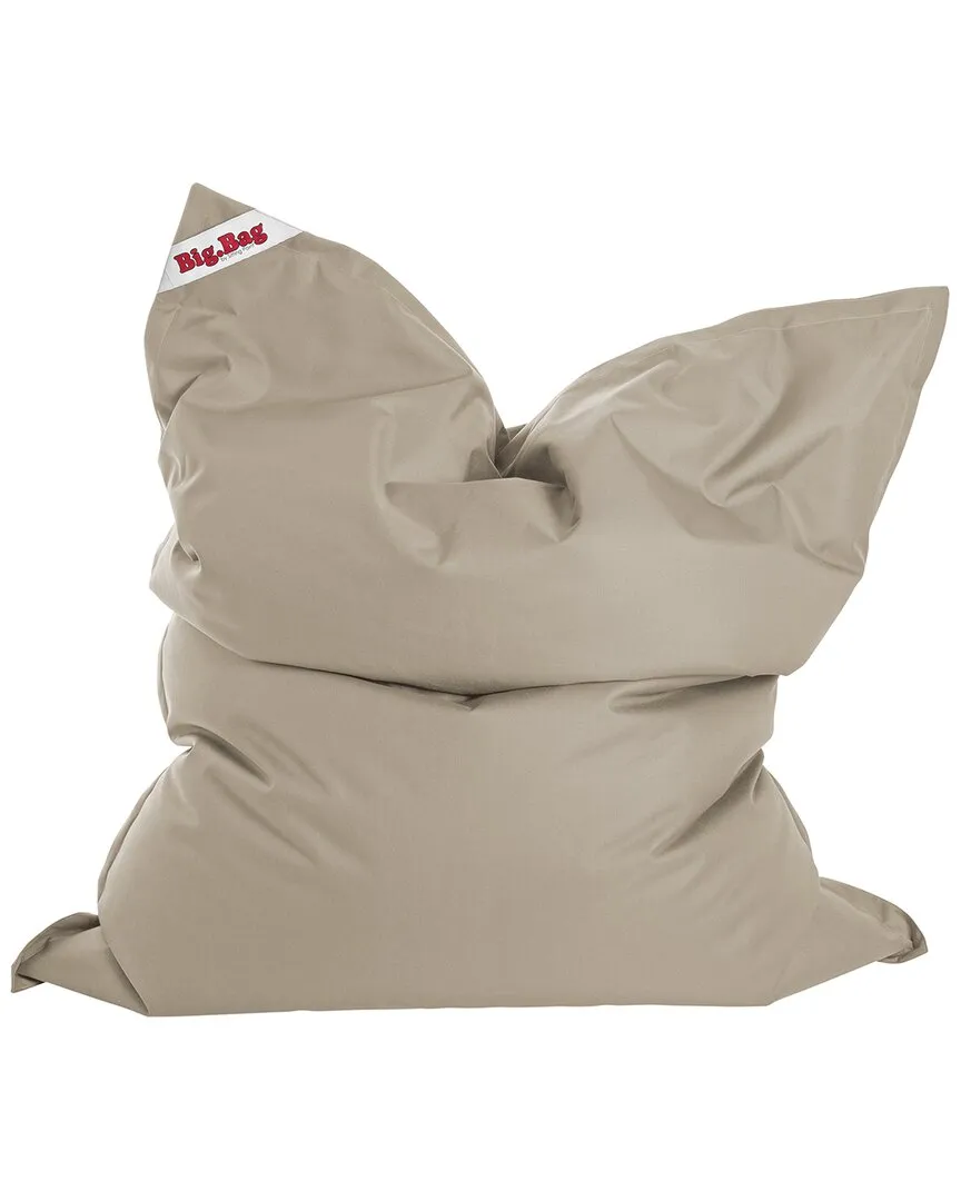 Big Bag Brava Bean Bag Chair - Khaki, Polyester