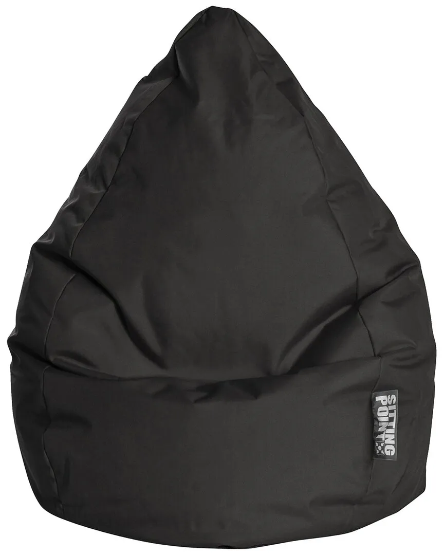 Brava Bean Bag Chair - Black, Polyester image