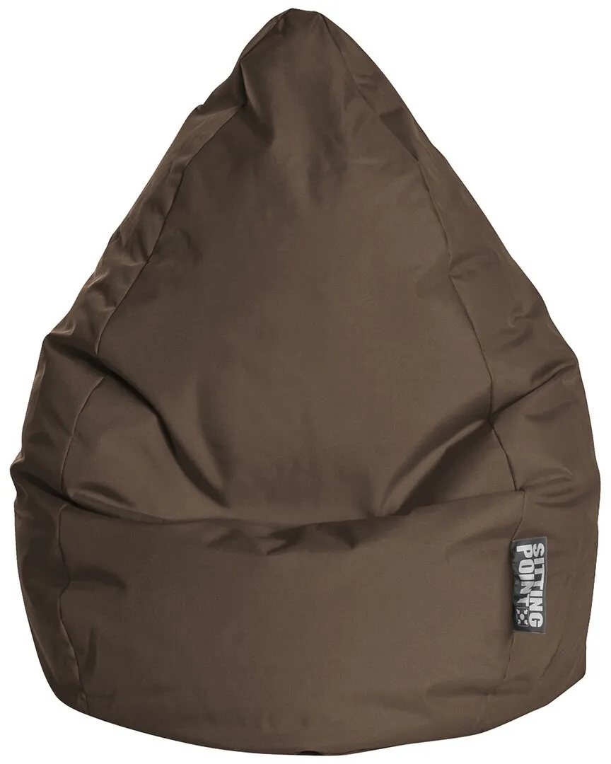 Brava Bean Bag Chair - Brown, Polyester