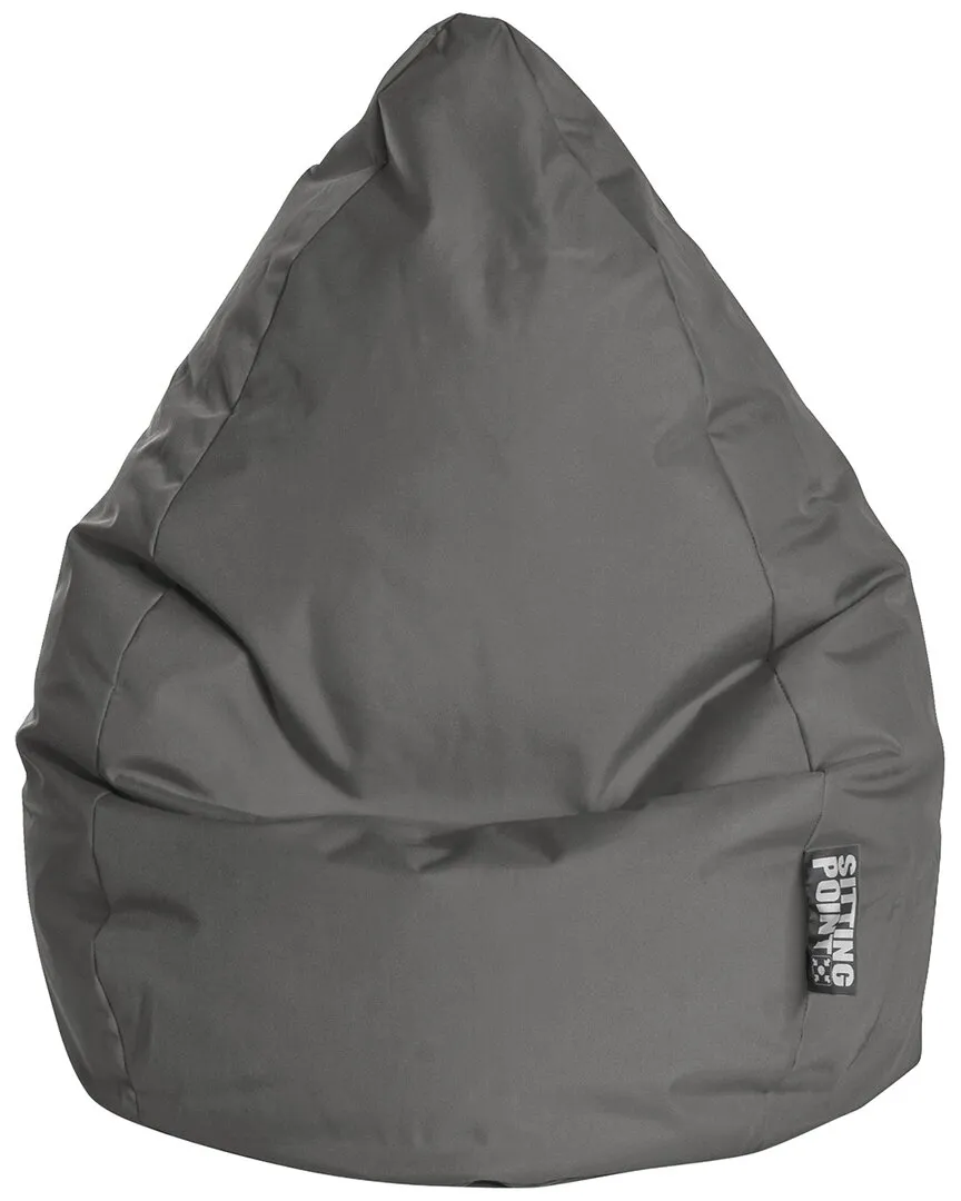 Brava Bean Bag Chair - Grey, Polyester
