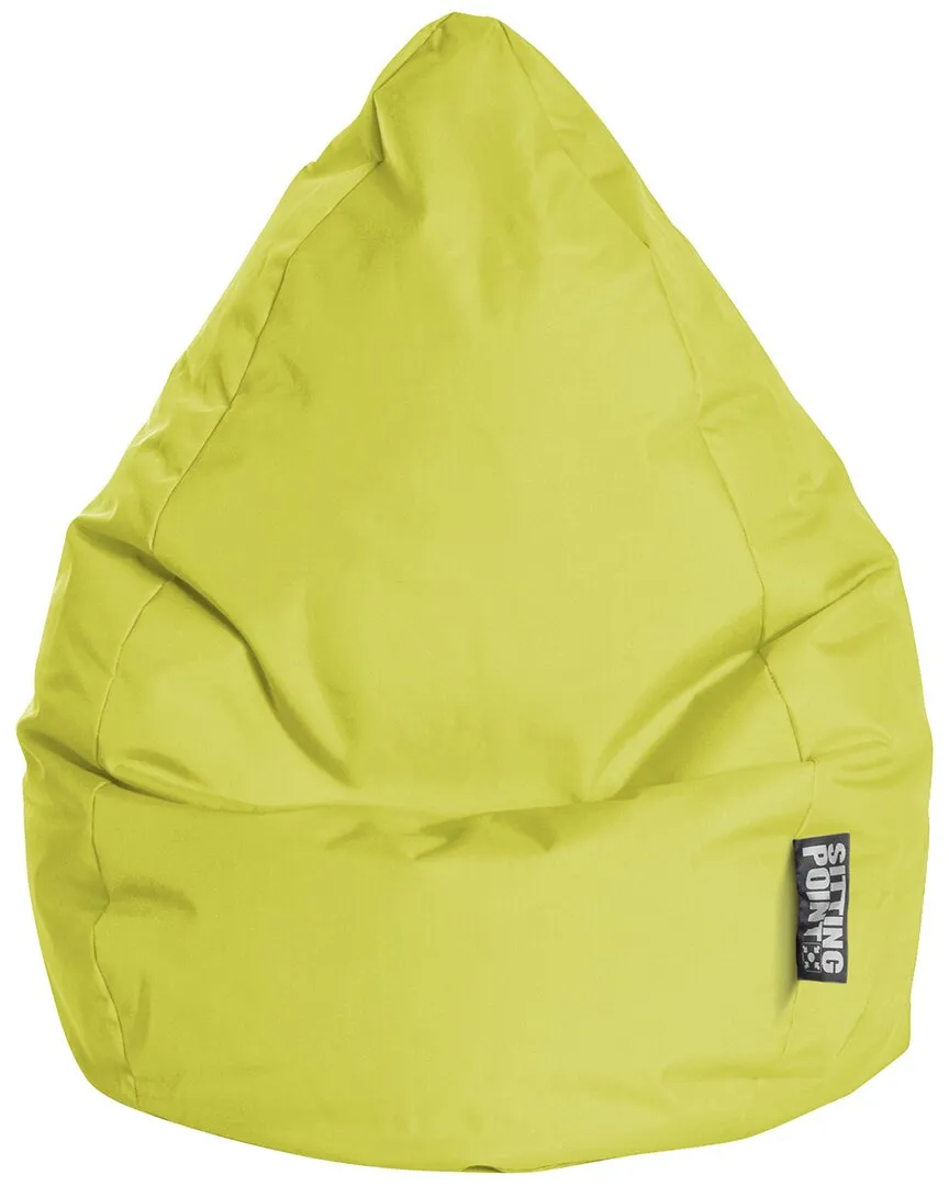 Brava Bean Bag Chair - Lime Green, Polyester