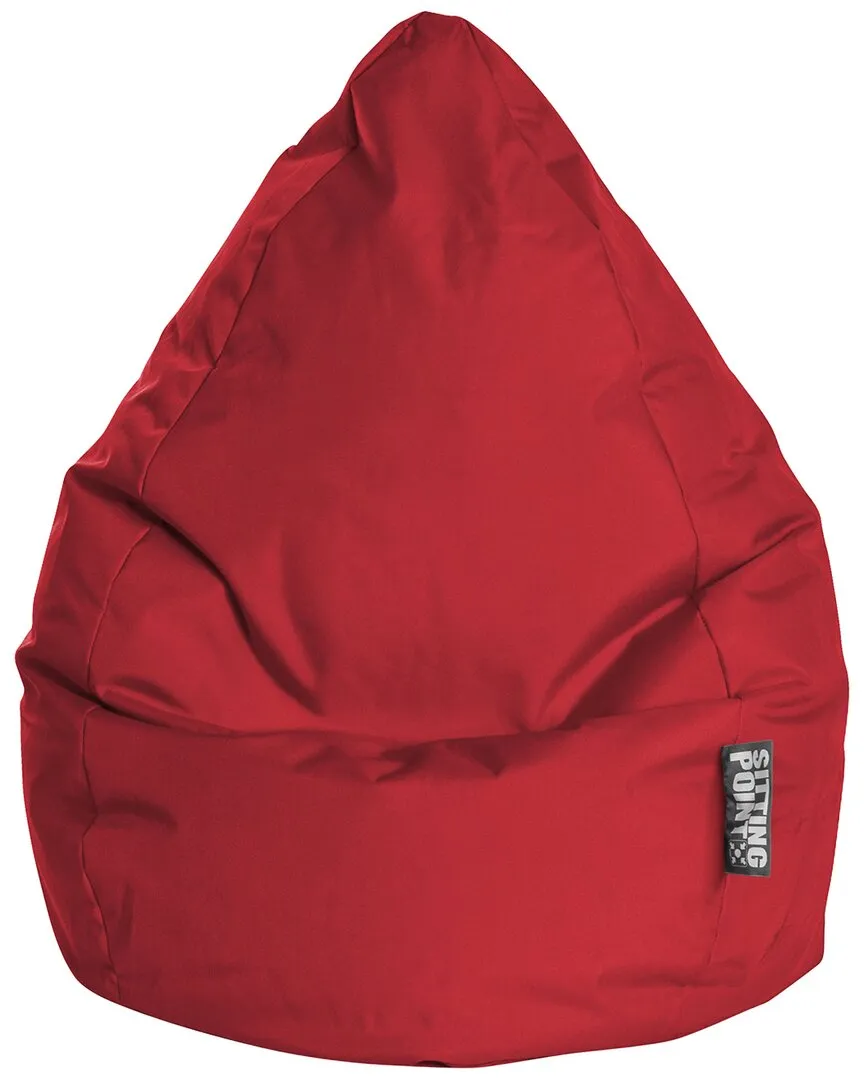 Brava Bean Bag Chair - Red, Polyester