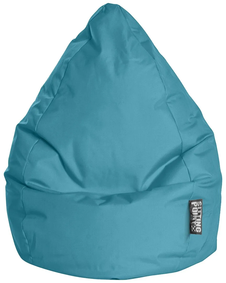 Brava Bean Bag Chair - Turquoise, Polyester