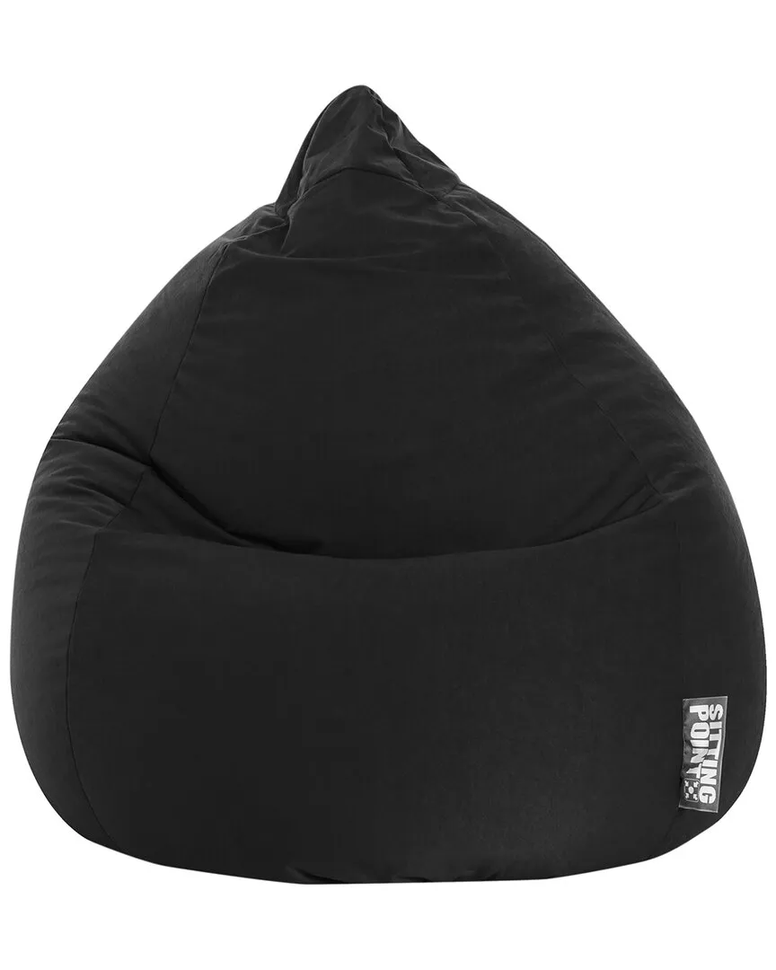Easy Bean Bag Chair - Black, Polyester image