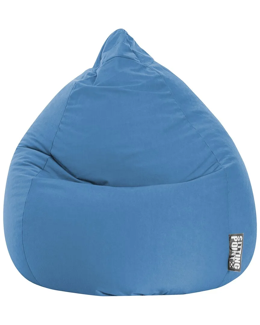 Easy Bean Bag Chair - Blue, Polyester