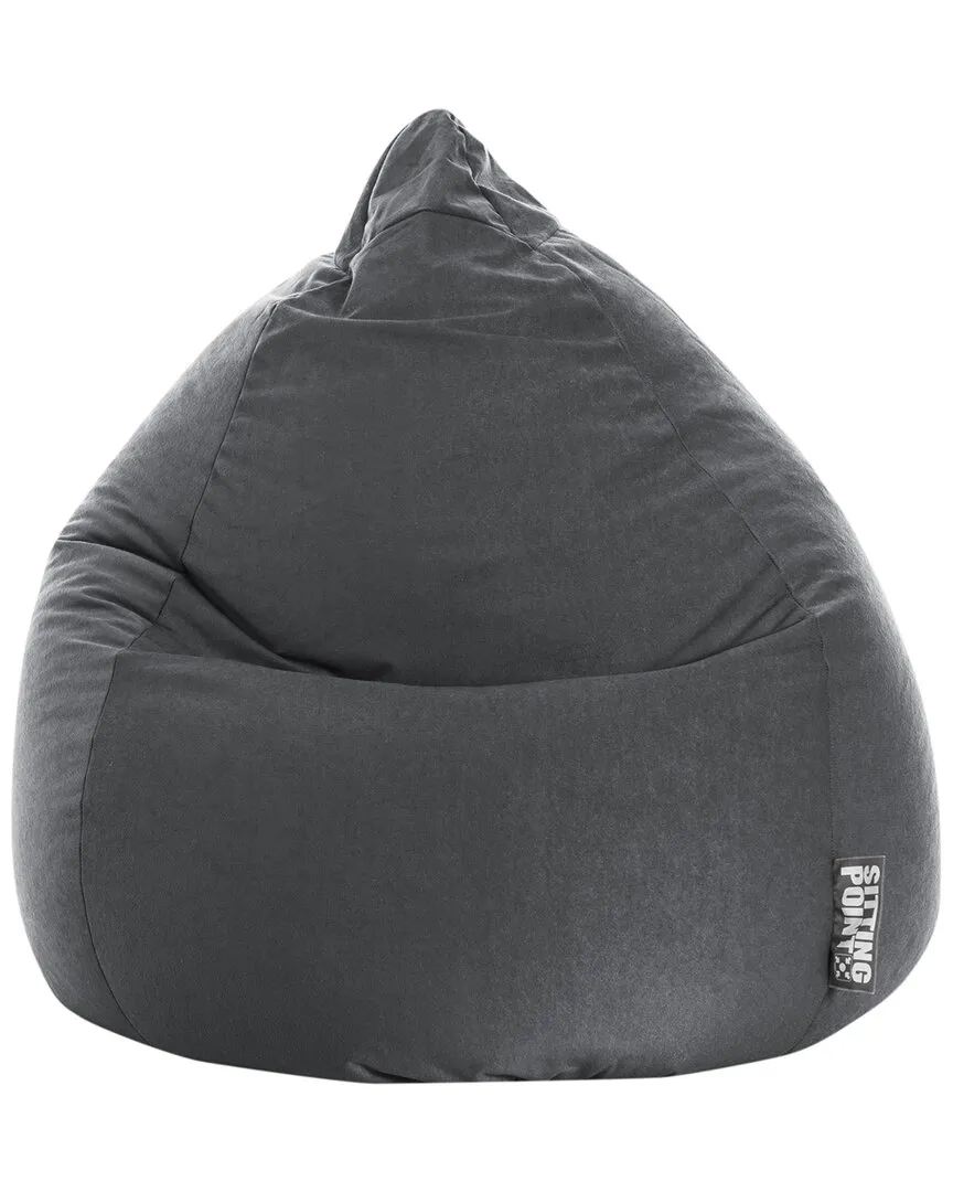Easy Bean Bag Chair - Grey, Polyester