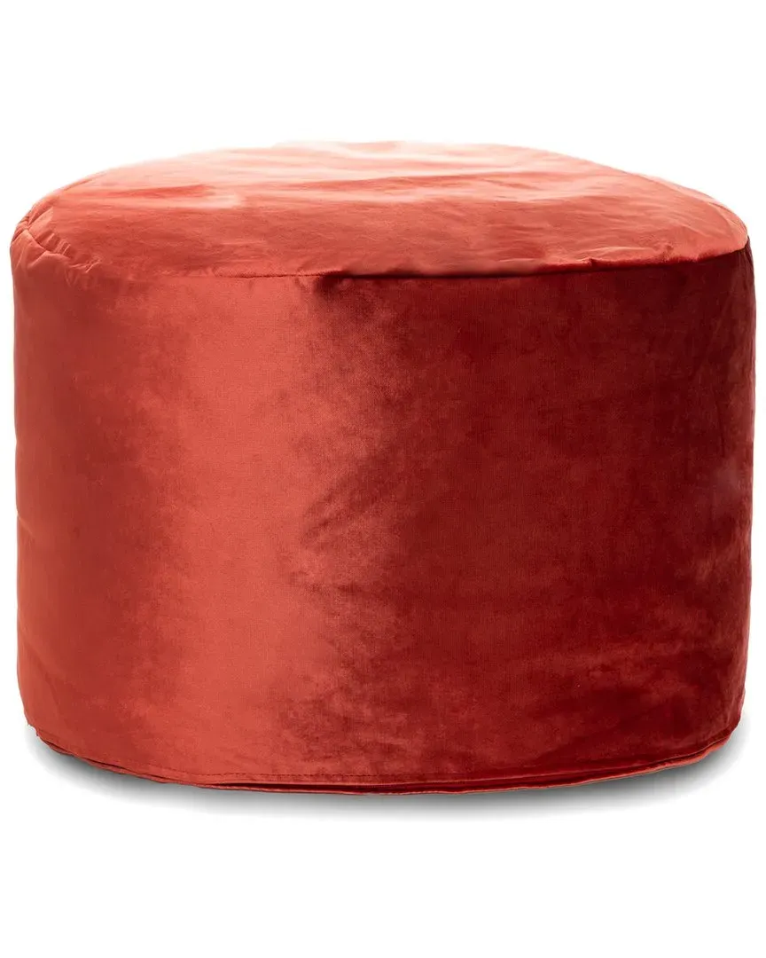 Eclipse Velvet Pouf - Masala