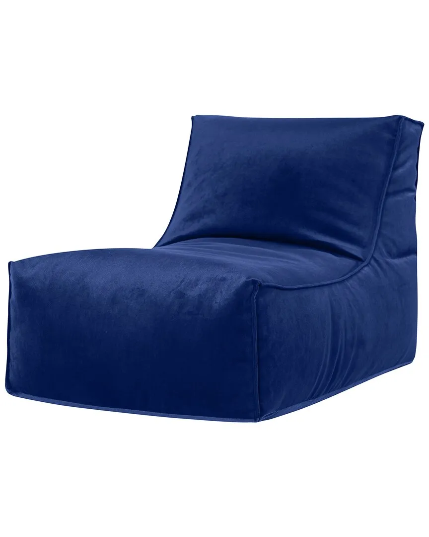 Rock Velvet Bean Bag Lounge - Blue image