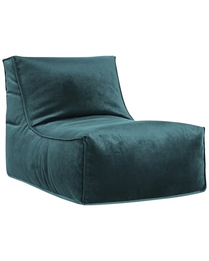 Rock Velvet Bean Bag Lounge - Petrol