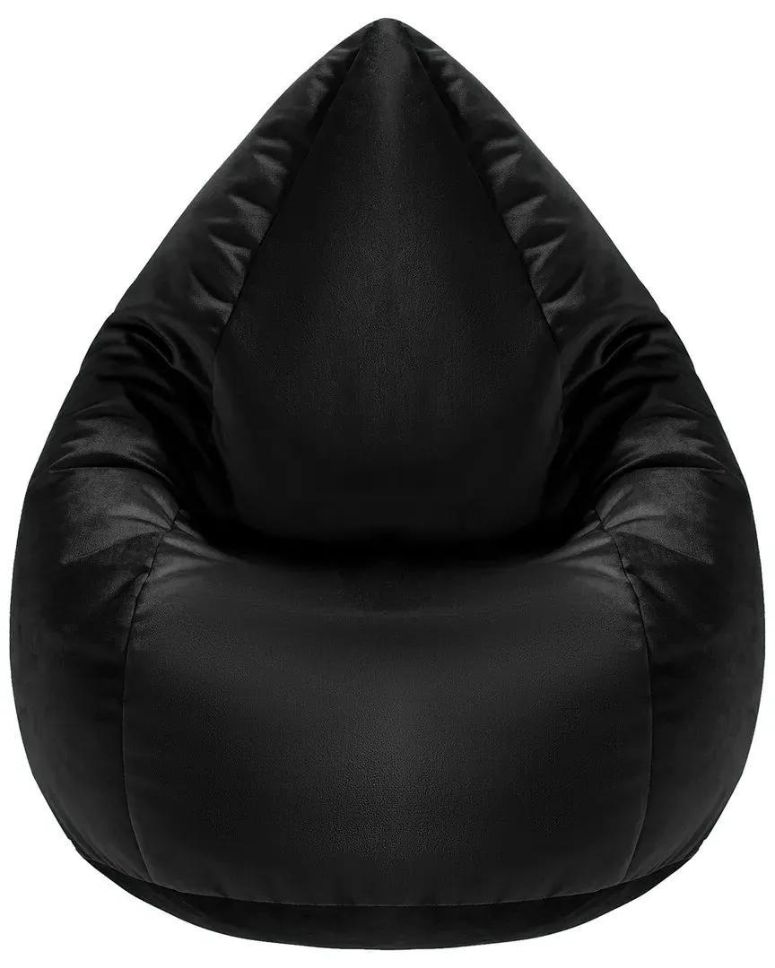 Sambre Bean Bag Chair - Black, Velvet image