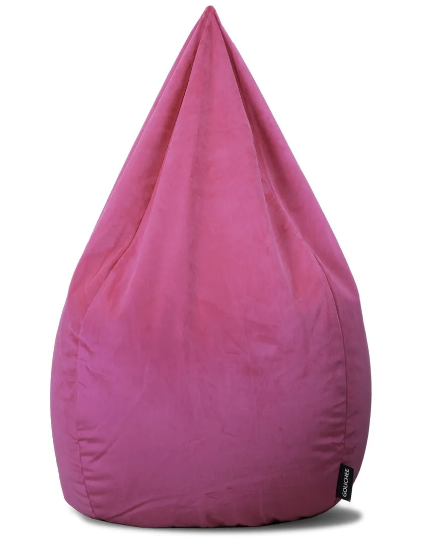 Sambre Bean Bag Chair - Pink, Velvet