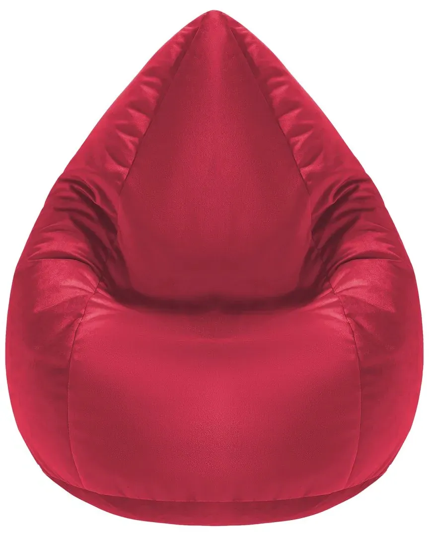 Sambre Bean Bag Chair - Red, Velvet