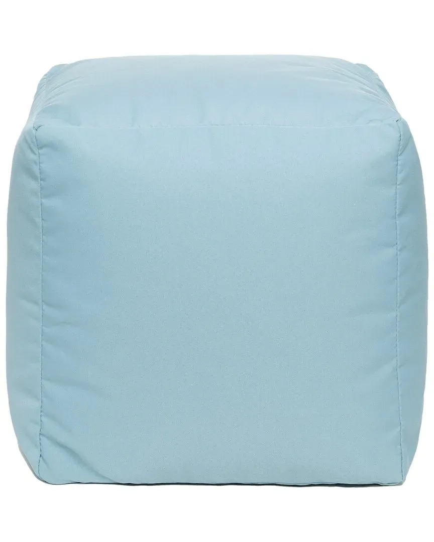 Soleil Cube Ottoman Pouf - Oceania, Olefin