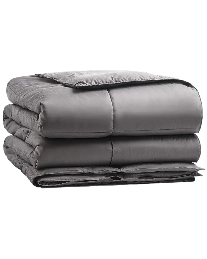 Charcoal Infused Antimicrobial Quilted Comforter - Grey image