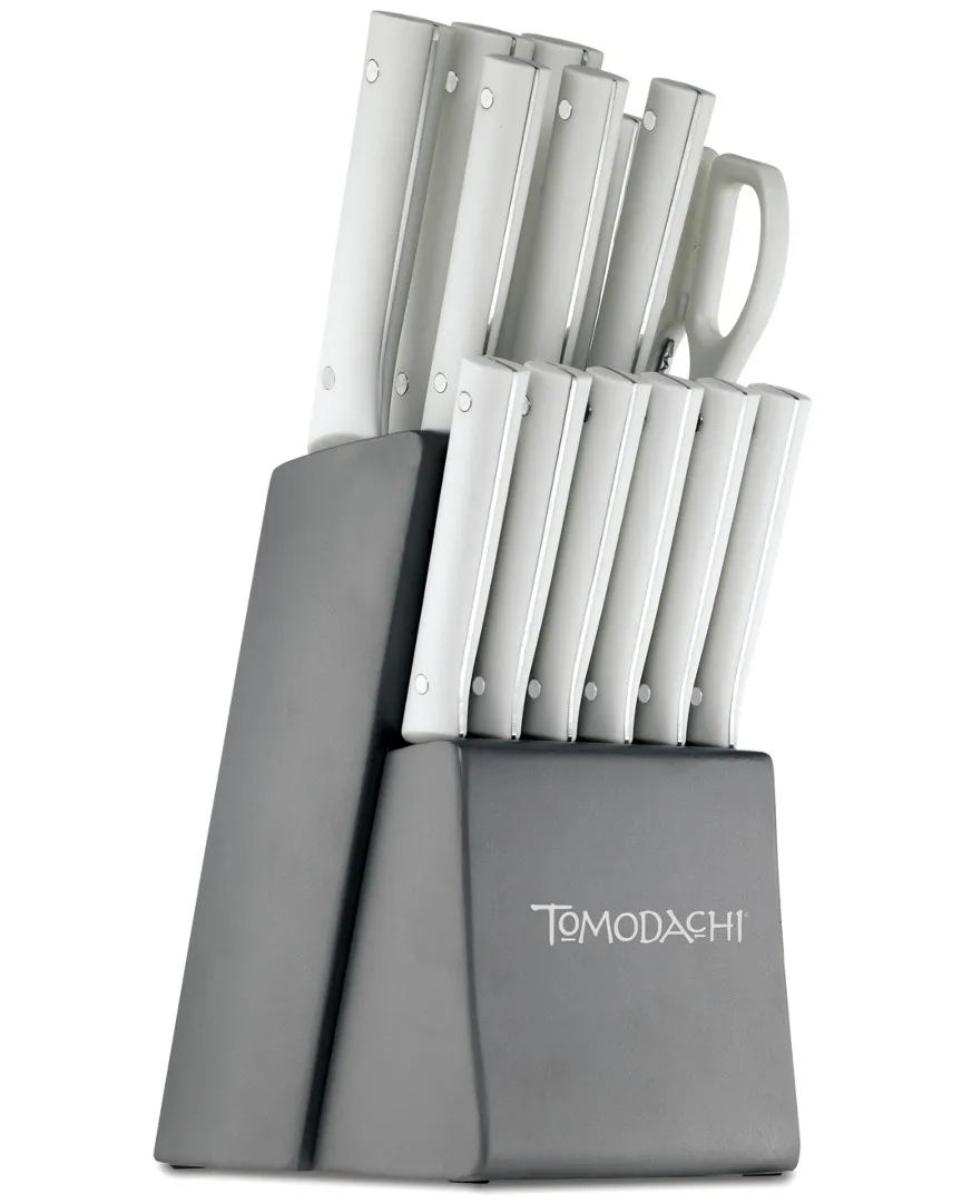 Fuji 15-Piece Cutlery Set with Block - Grey, Stainless Steel image