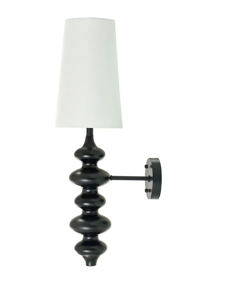 Adair Wall Sconce - Black, Fabric image