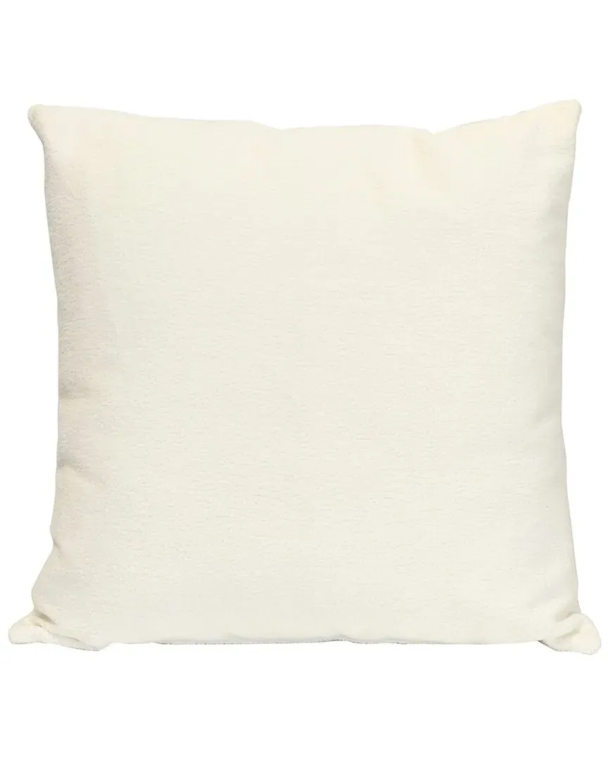Armour Whipped Pillow with Down Insert - White image