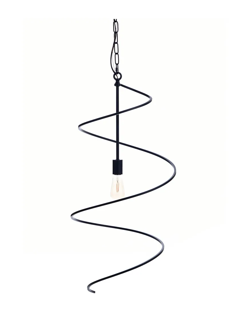 Avila Small Pendant Light - Black, Metal
