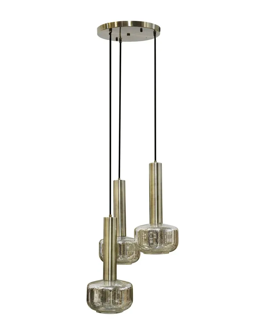 Channing Pendant Light - Brass, Mercury Glass image