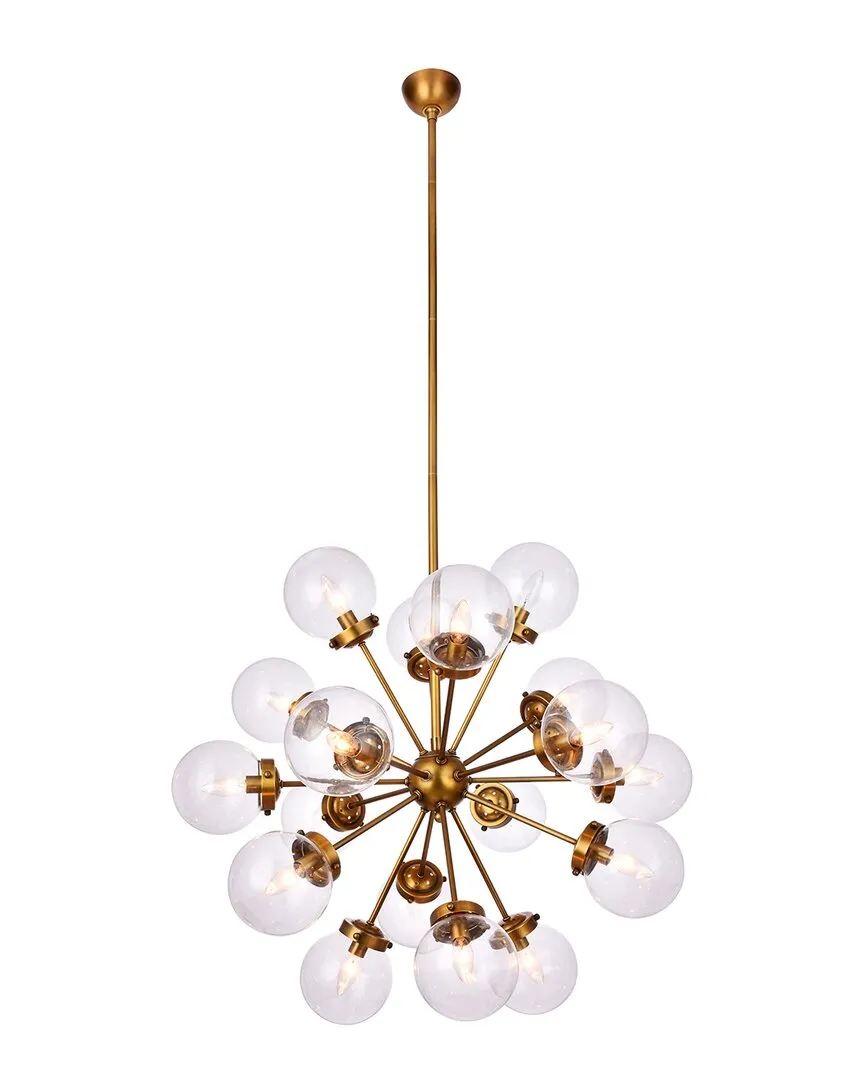 Chloe Starburst Chandelier - Gold