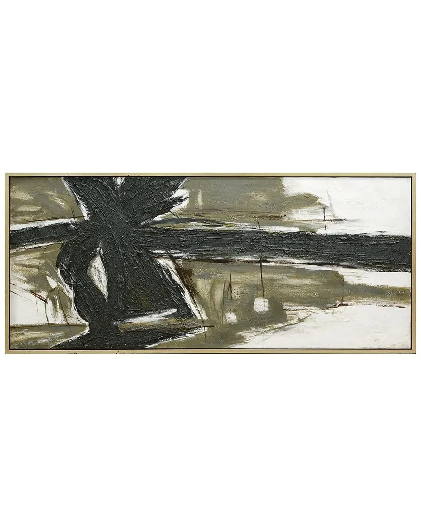 Connection I Framed Canvas Art with 1.5in Frame - Multicolor image