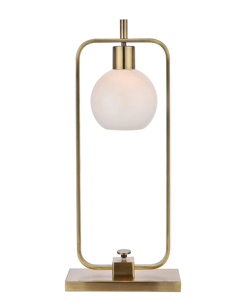 Crosby Table Lamp - Brass, Opal Glass