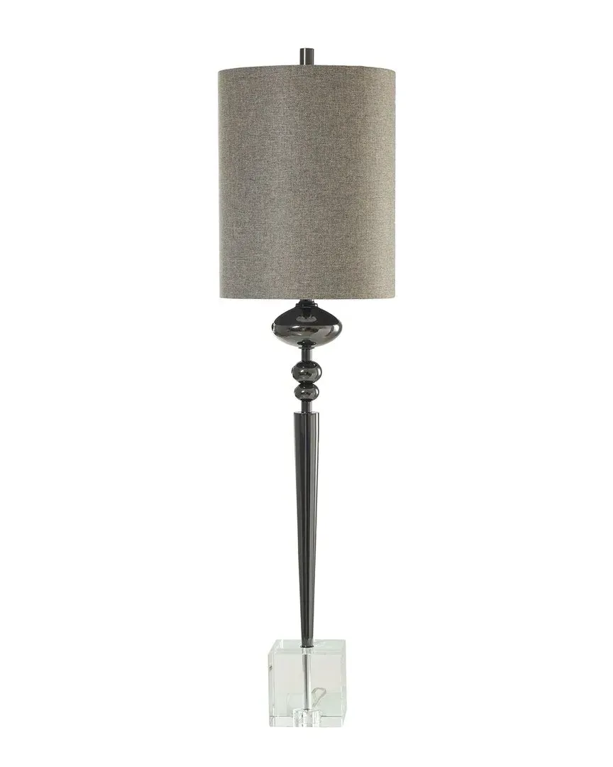 Harp & Finial Brasada Table Lamp - Gray, Steel image