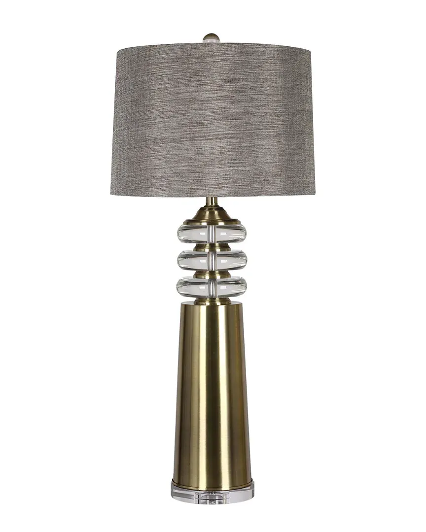 Tinley Table Lamp - Steel, Crystal image