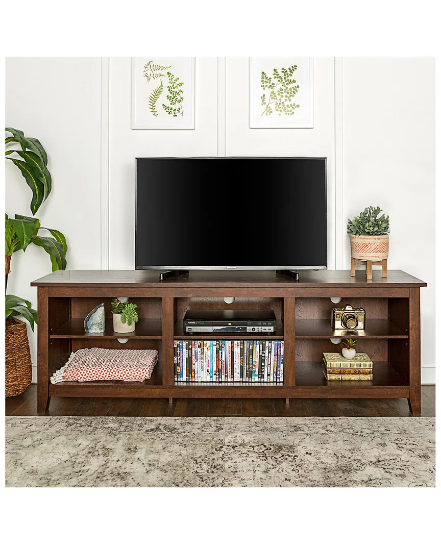 70in Rustic TV Stand - Brown image