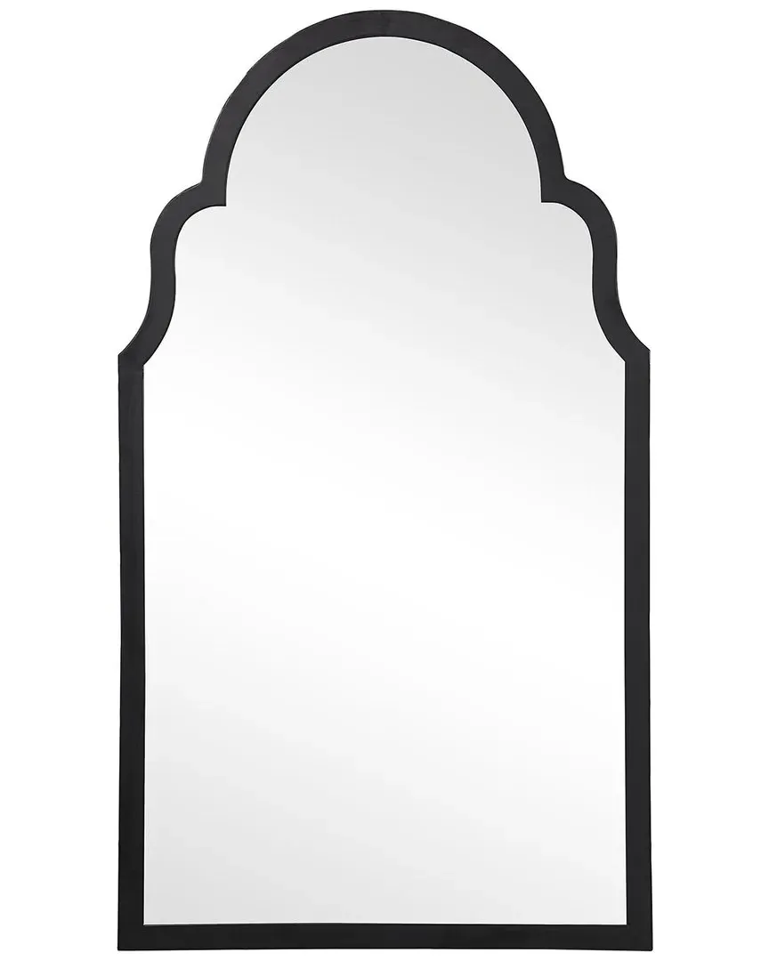 Arch Top Mirror - Black, Iron