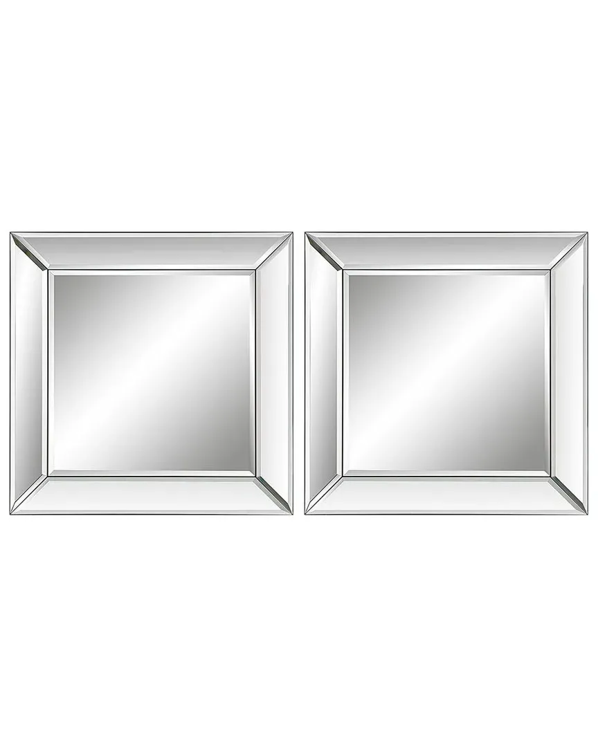 Beveled Mirror Panels Set of 2 - Silver image