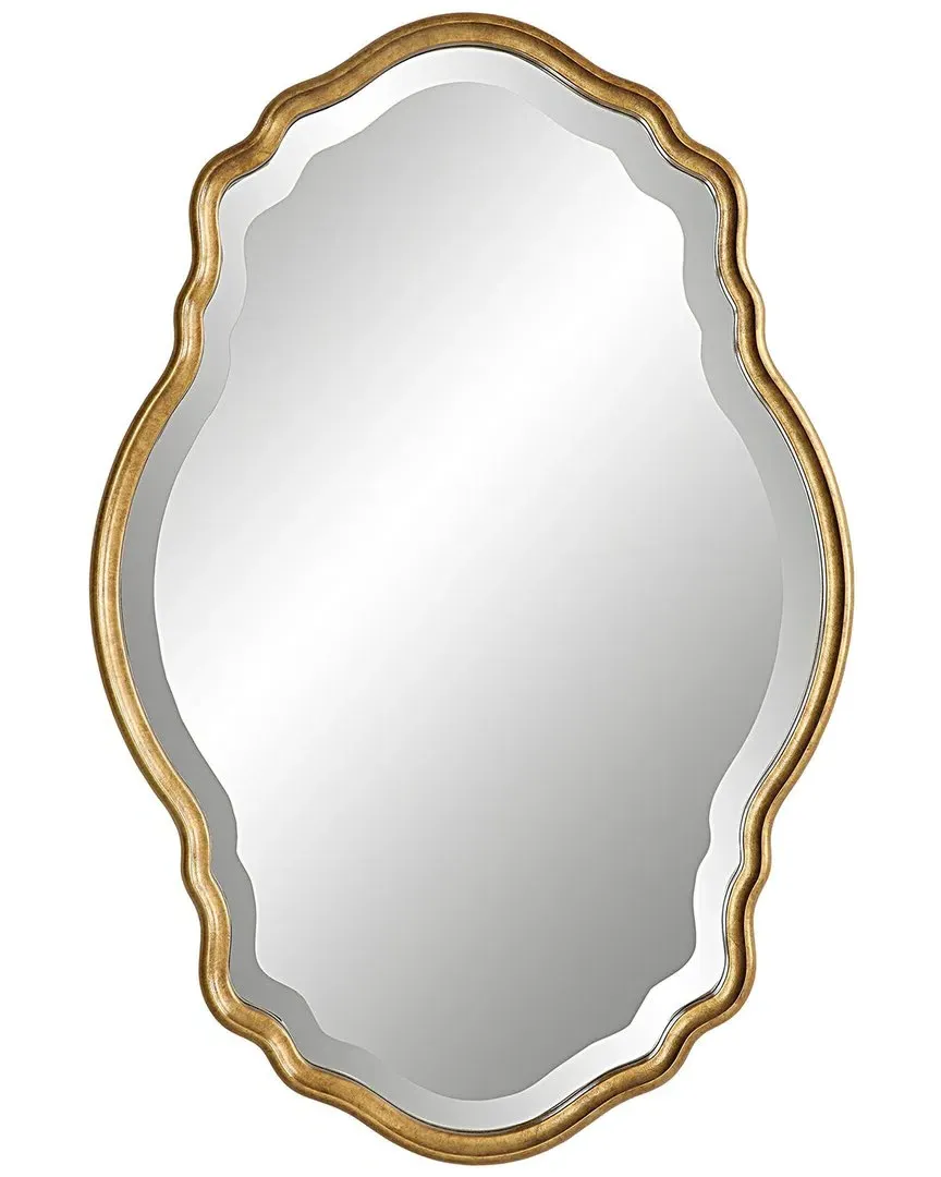 Hewson Wall Mirror with Amber Glaze - Gold image