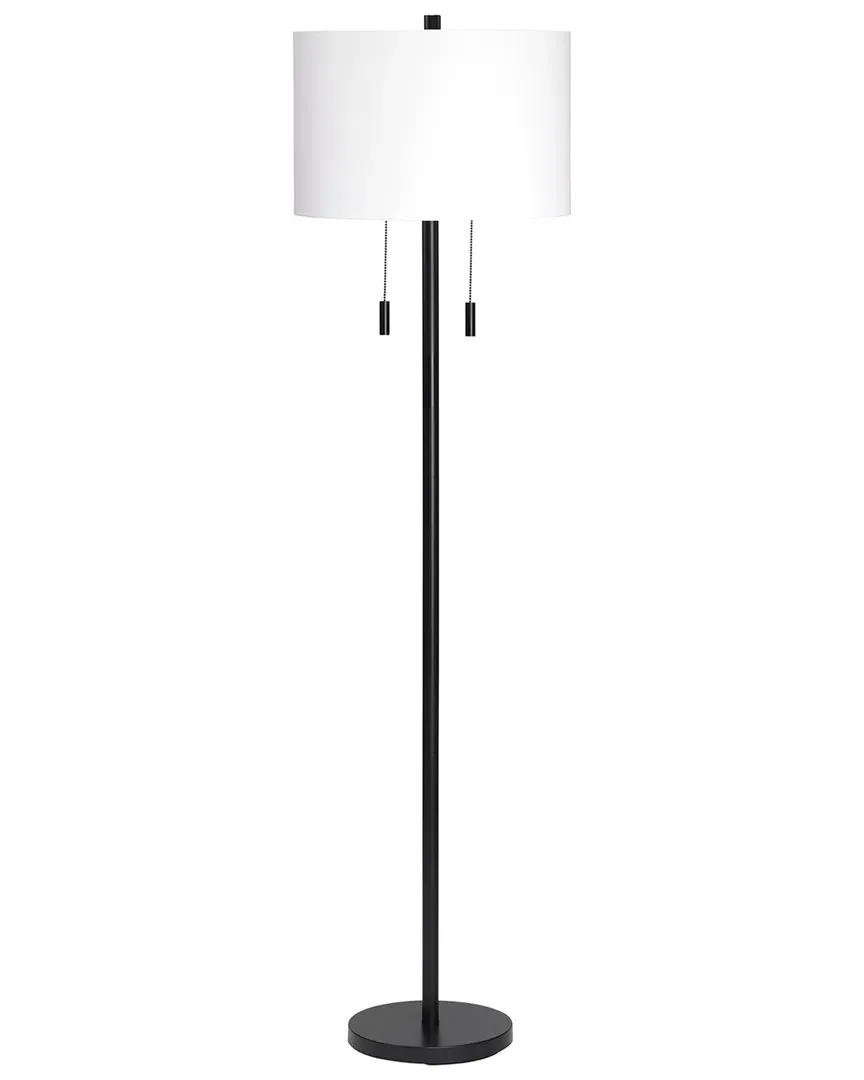 Jamie Young Lincoln Floor Lamp - White, Linen image