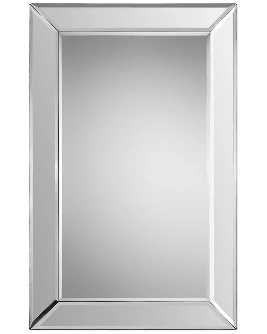 Mirror with Beveled Panels - Silver image