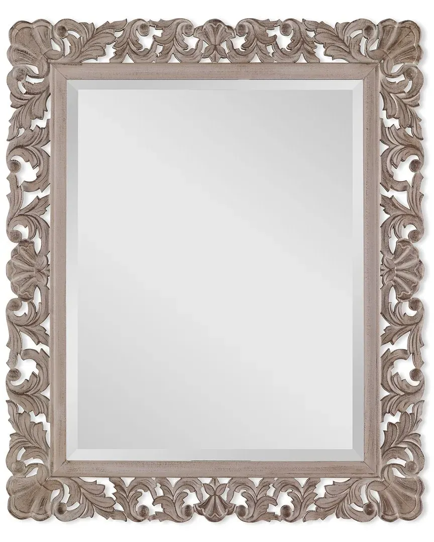 Ornate Frame Mirror - Natural, MDF image