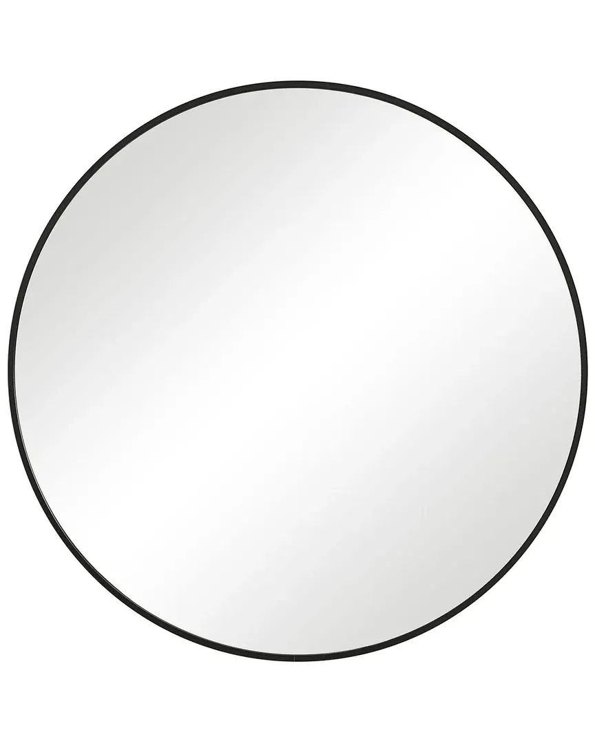 Round Mirror - Black, Aluminum image