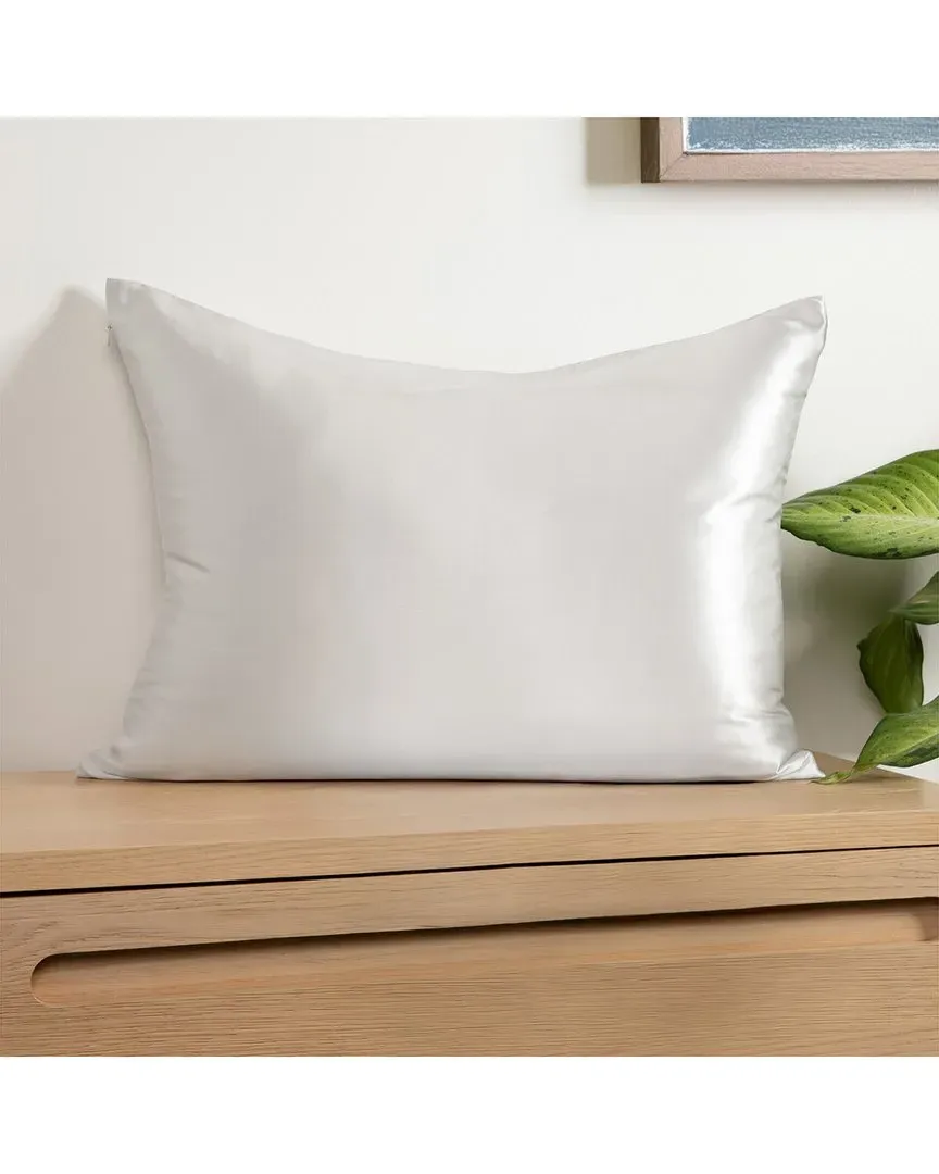 100% Mulberry Silk Pillowcase - Silver