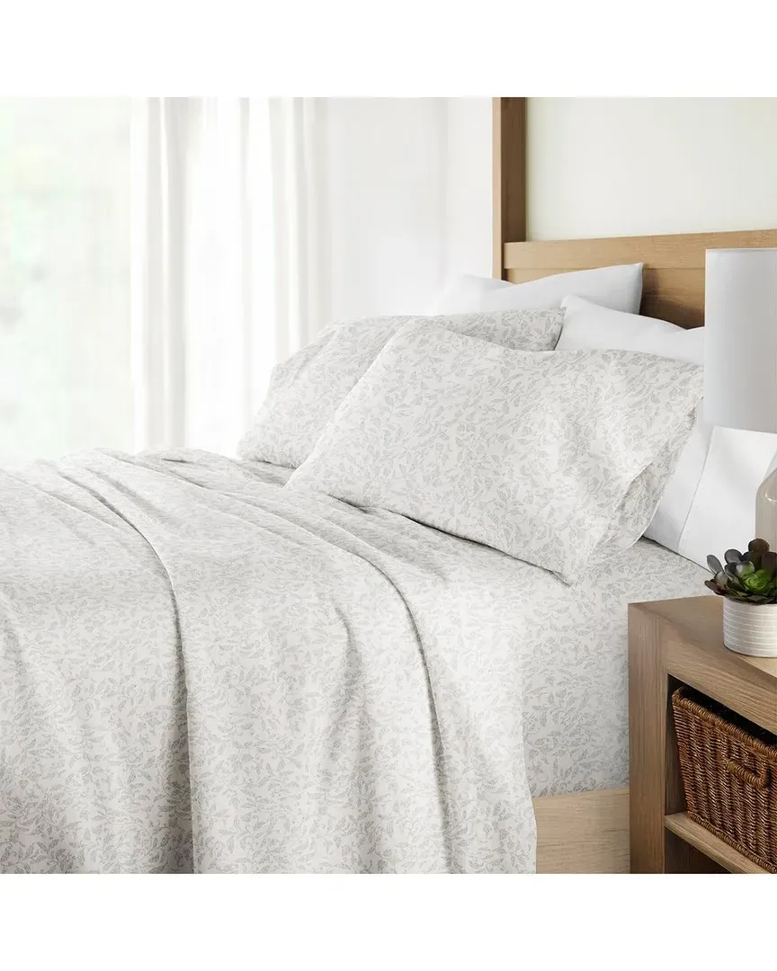 300 Thread Count 4pc Cotton Sheet Set - Green