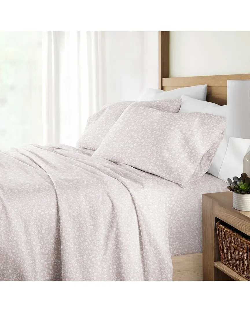 300 Thread Count 4pc Cotton Sheet Set - Pink