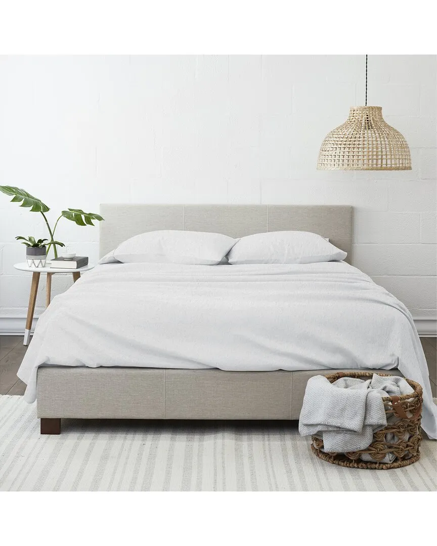 4Pc Ultra Soft Flannel Sheet Set - White, Cotton