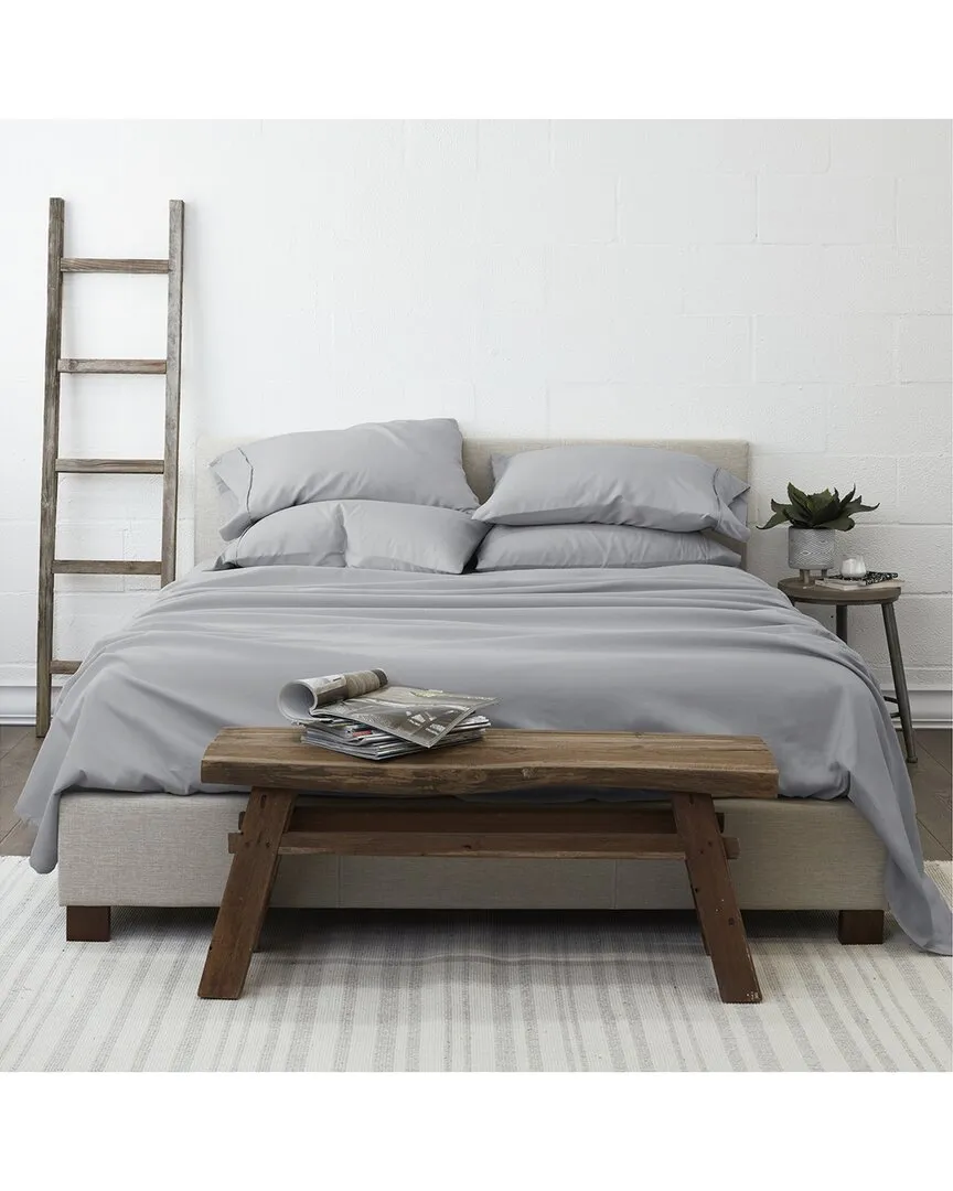 6-Piece Bed Sheet Set - Light Grey, Microfiber