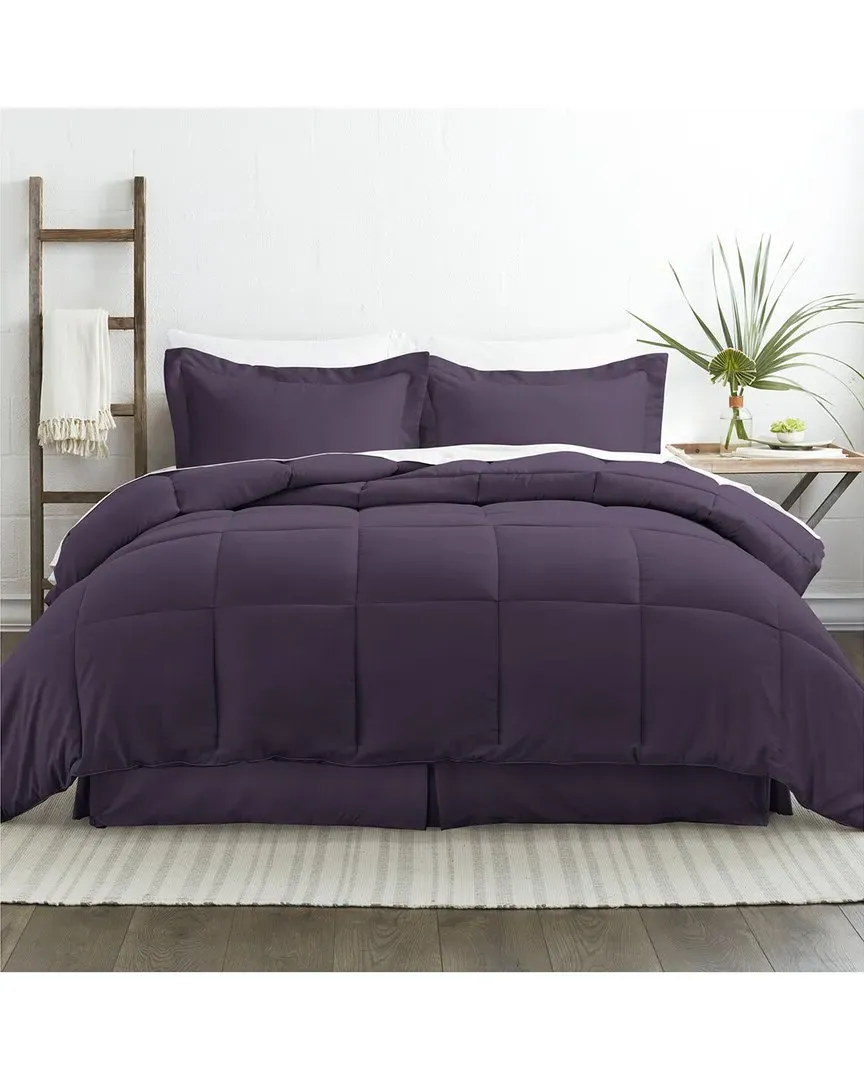 8-Piece Bed in a Bag Set - Purple, Microfiber