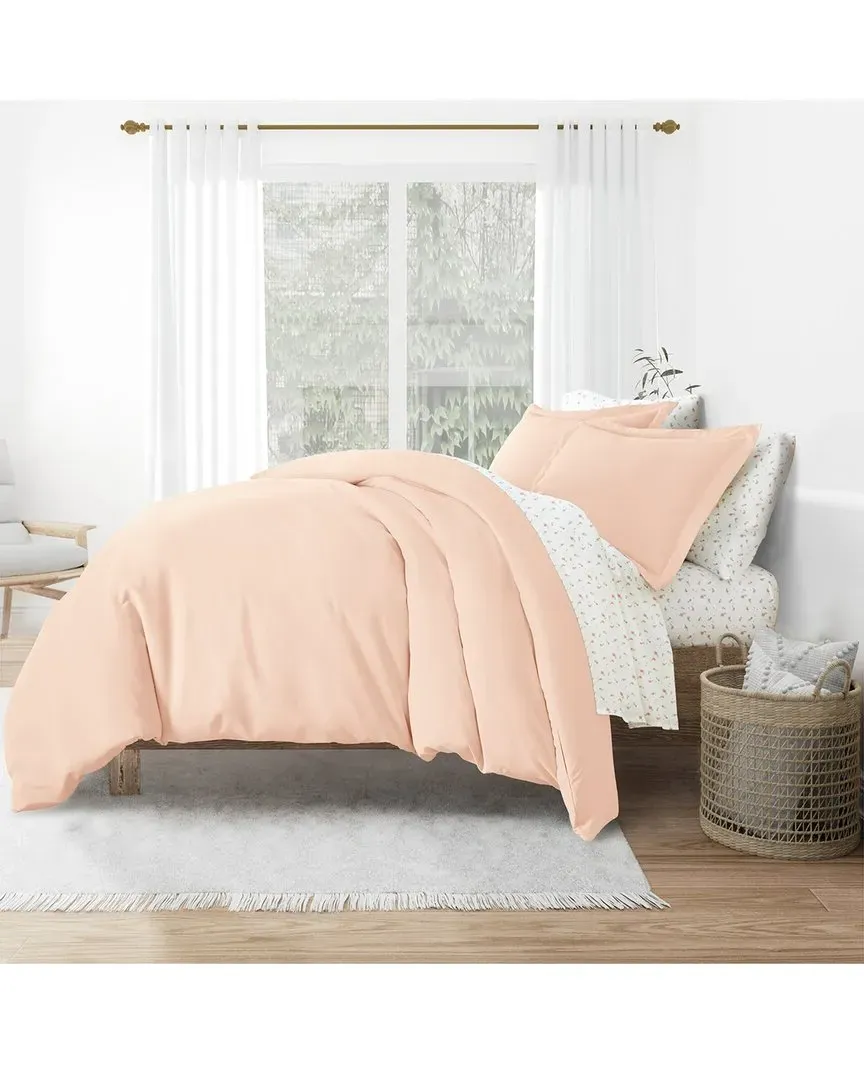 Bedding Bundle Duvet Cover, Comforter & Sheet Set - Blush