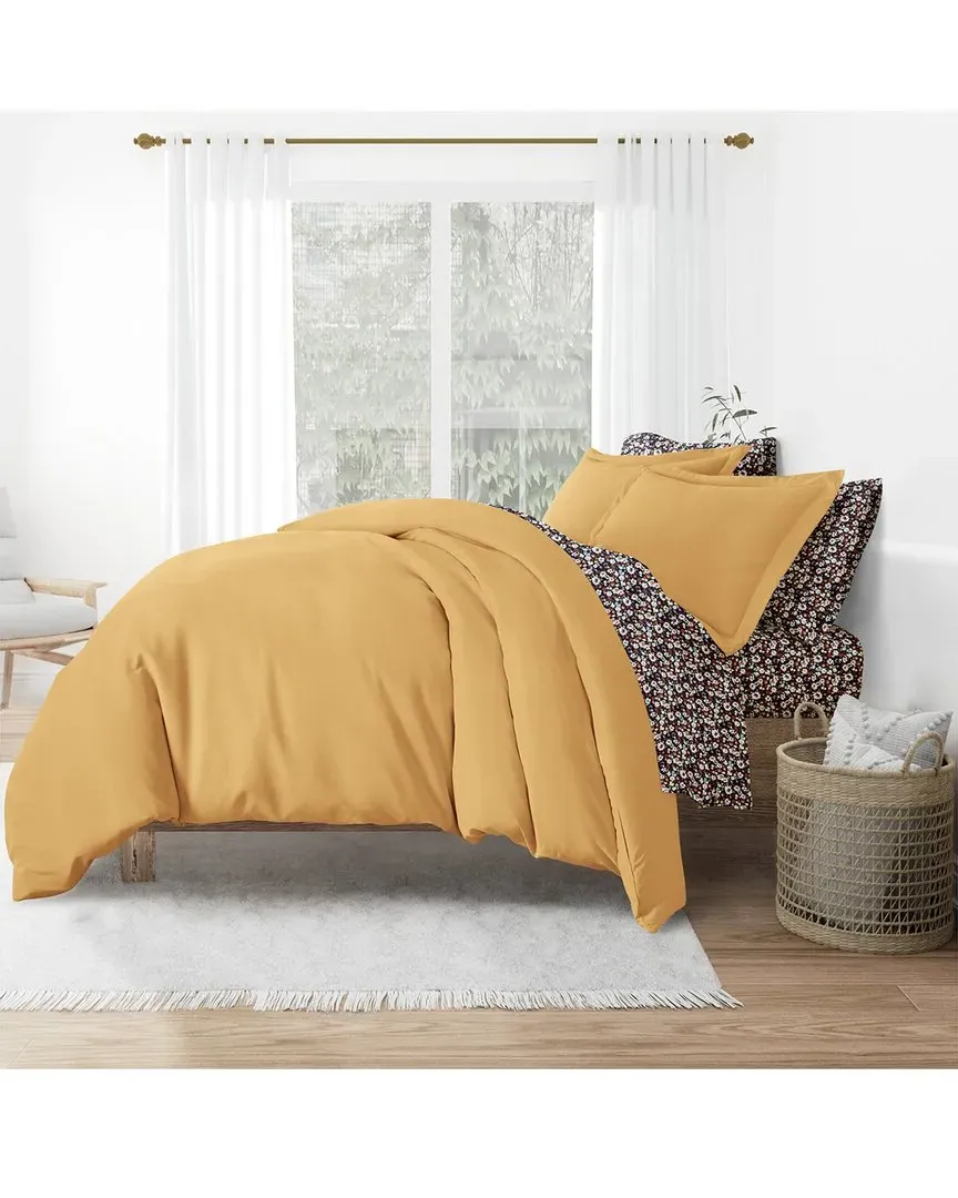 Bedding Bundle Duvet Cover, Comforter & Sheet Set - Gold
