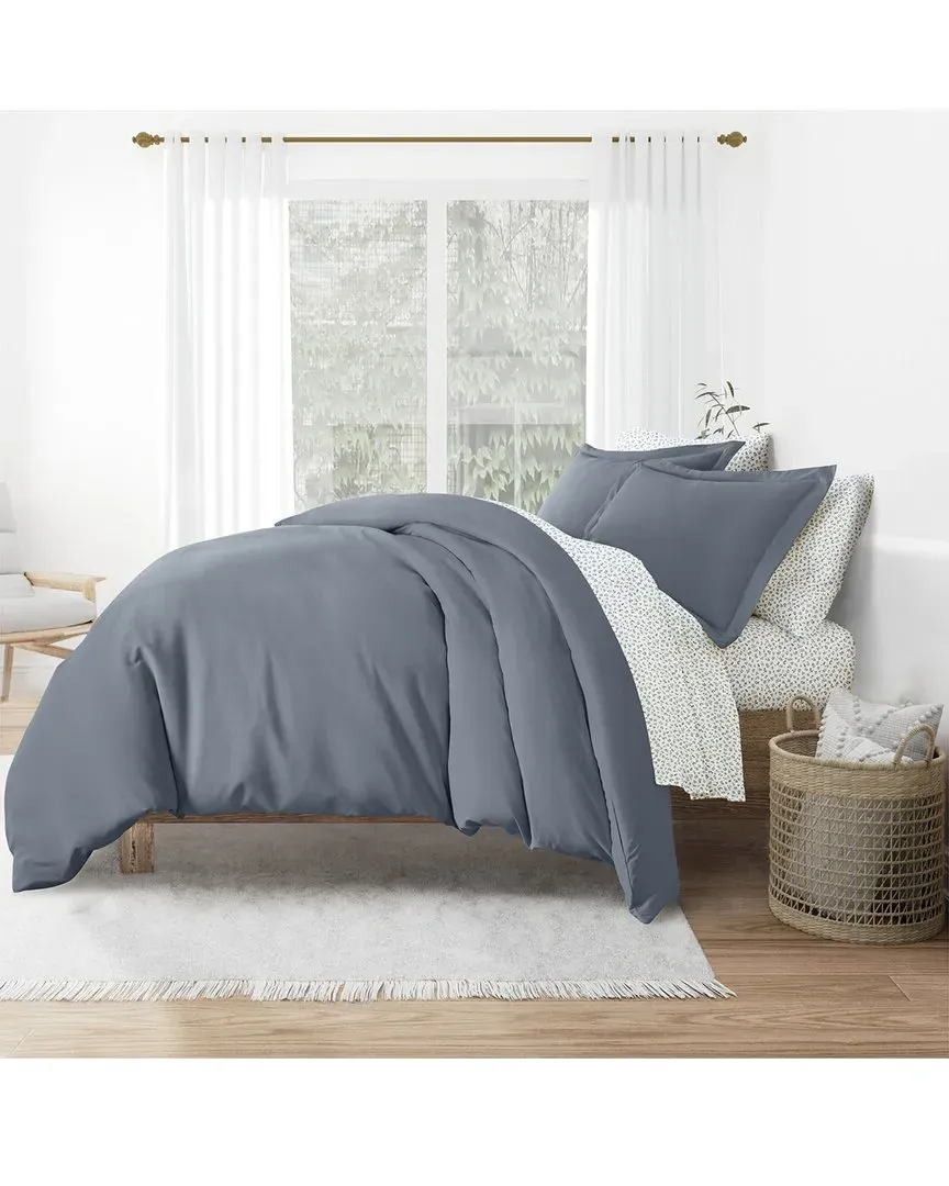 Bedding Bundle Duvet Cover, Comforter & Sheet Set - Grey