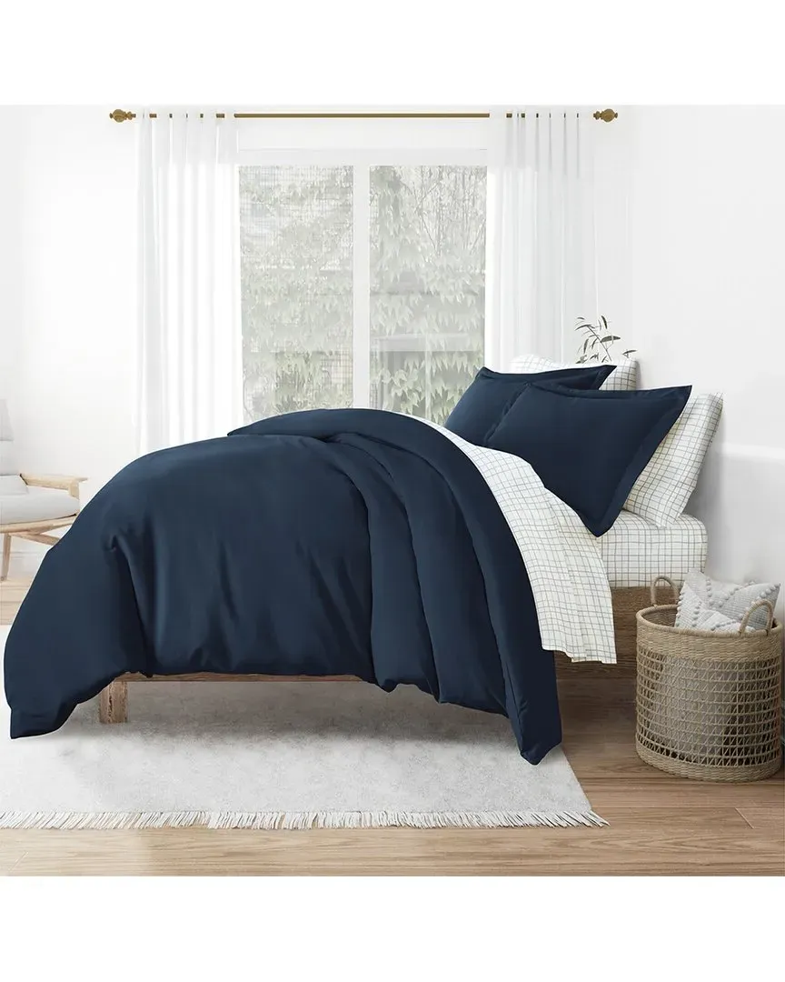 Bedding Bundle Duvet Cover, Comforter & Sheet Set - Navy