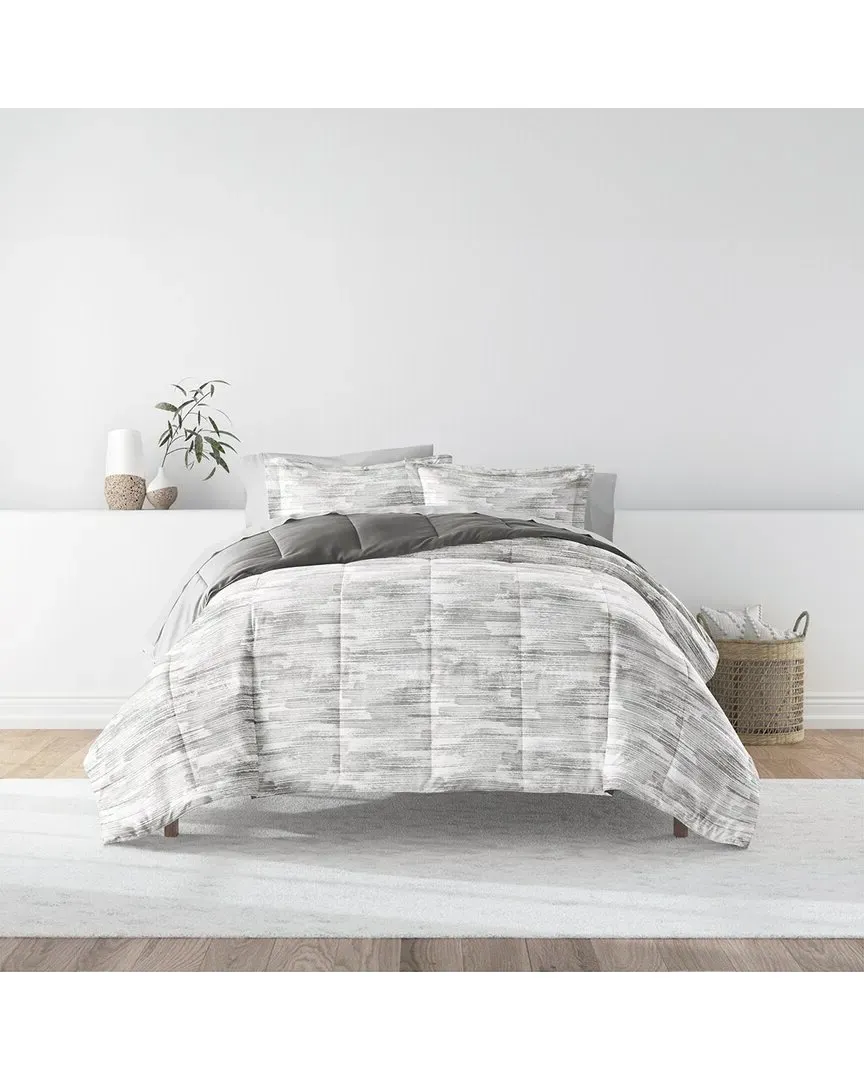 Comforter & Sheet Set - Gray, Microfiber