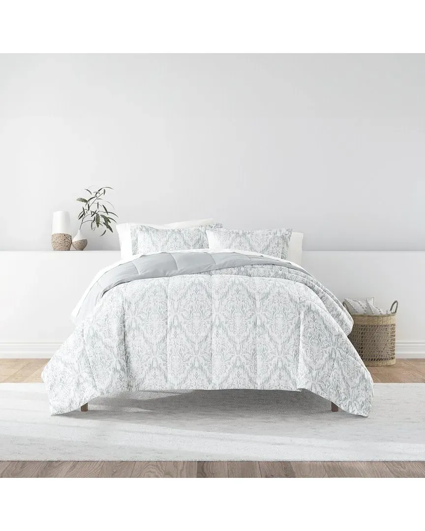 Comforter & Sheet Set - Gray, Microfiber